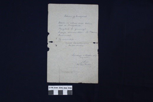 Surat Wasiat Budar Mortir 1969